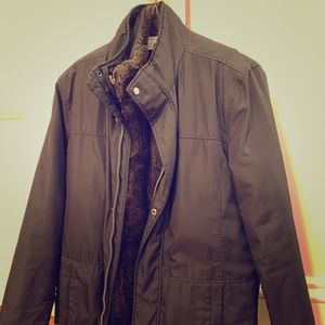 Andrew Marc, Marc New York jacket with faux fur